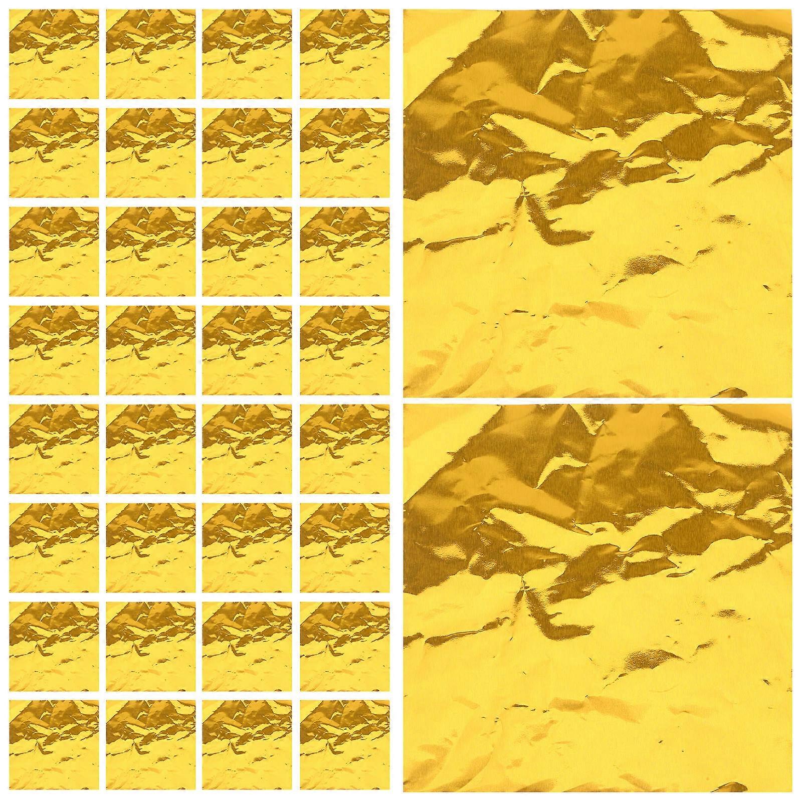 100pcs Chocolate Foil Wrappers Packaging Sheets for Candy Foil Paper, Versatile Decoration for Any Occasion