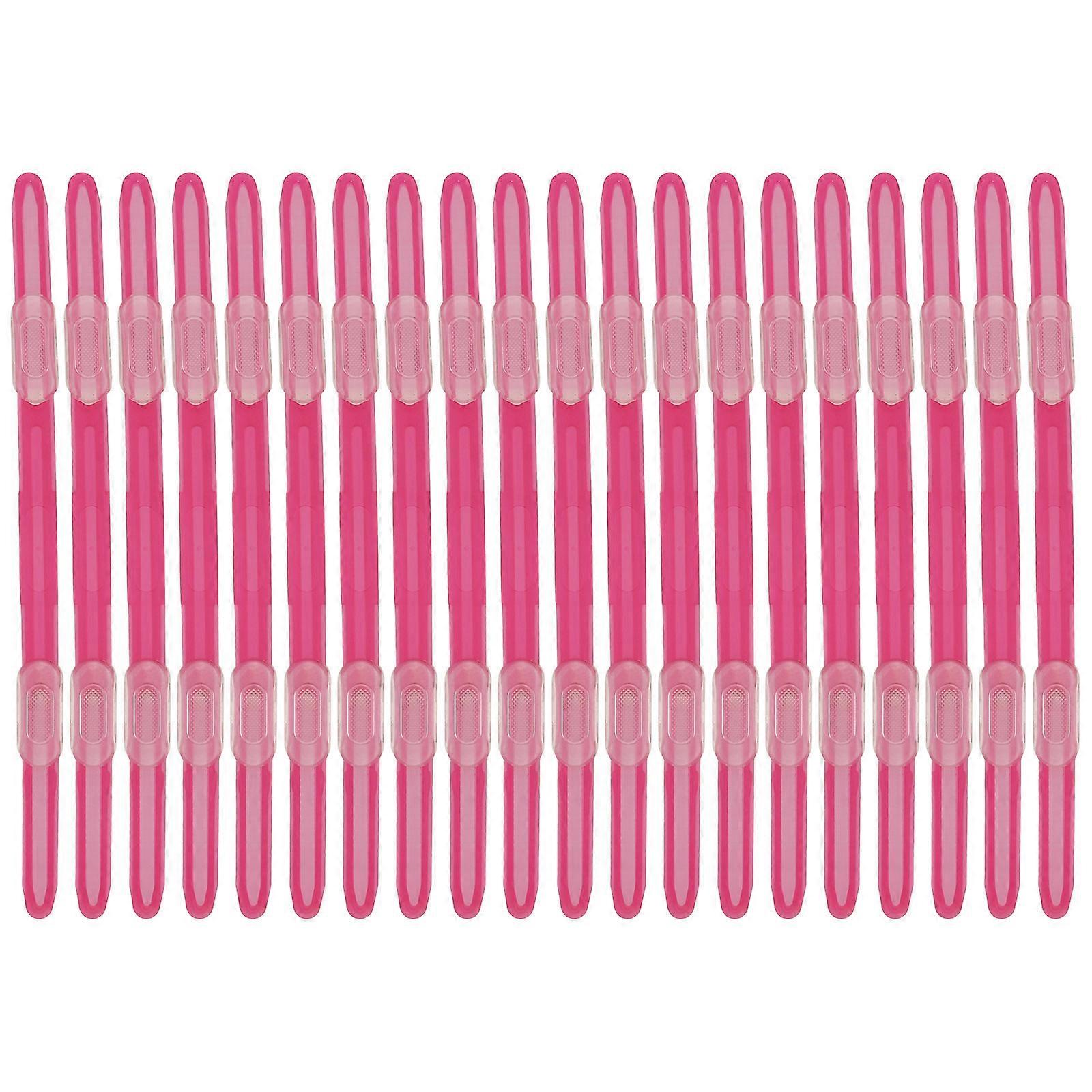 20PCS Plastic Binder Clips for File Paper Bookbinding School Office Use