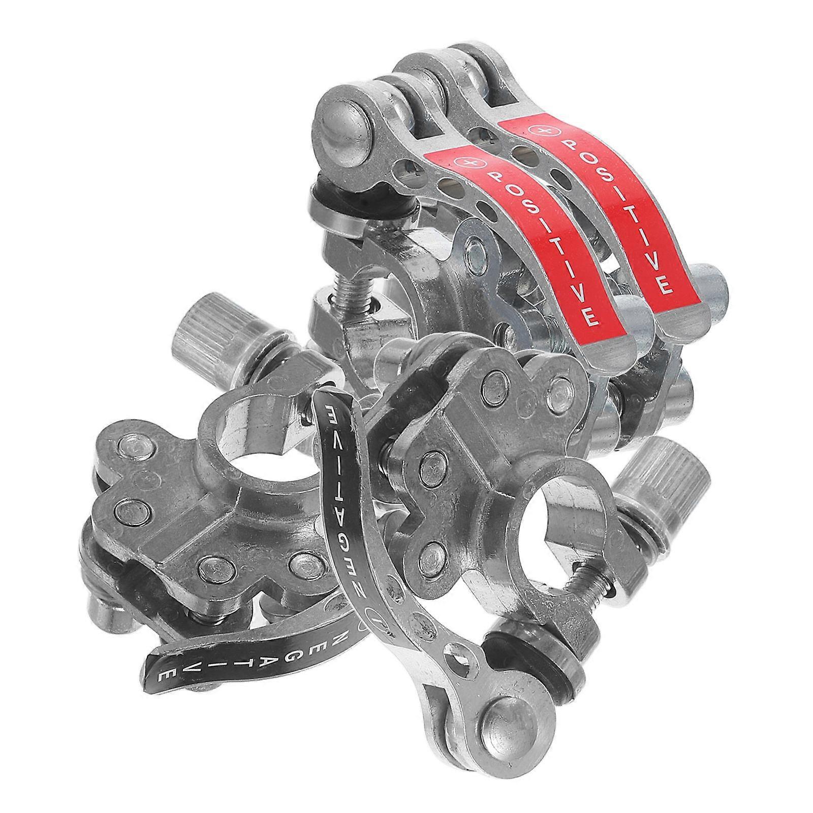 WORGEOUS 4pcs Car Battery Clamps Auto Terminal Connectors Battery Connections