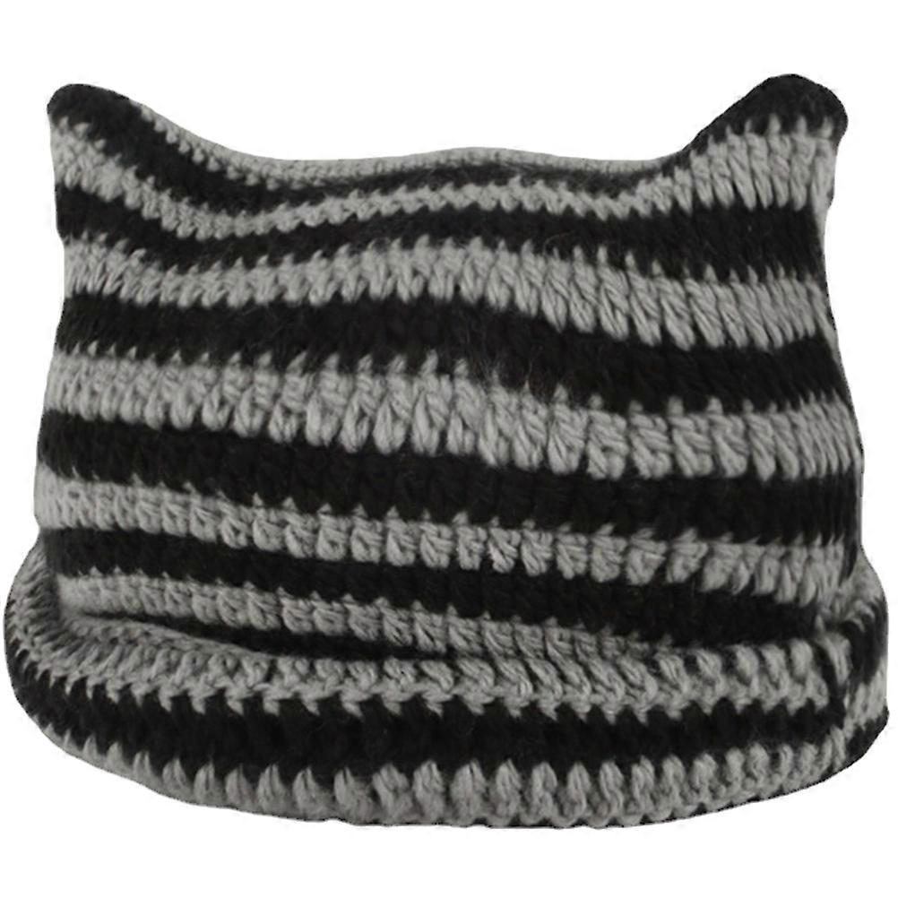Warm Knit Beanie Hat Casual Winter Women Head Circumference 56.00-58.00cm Warmth Retention 1Pcs