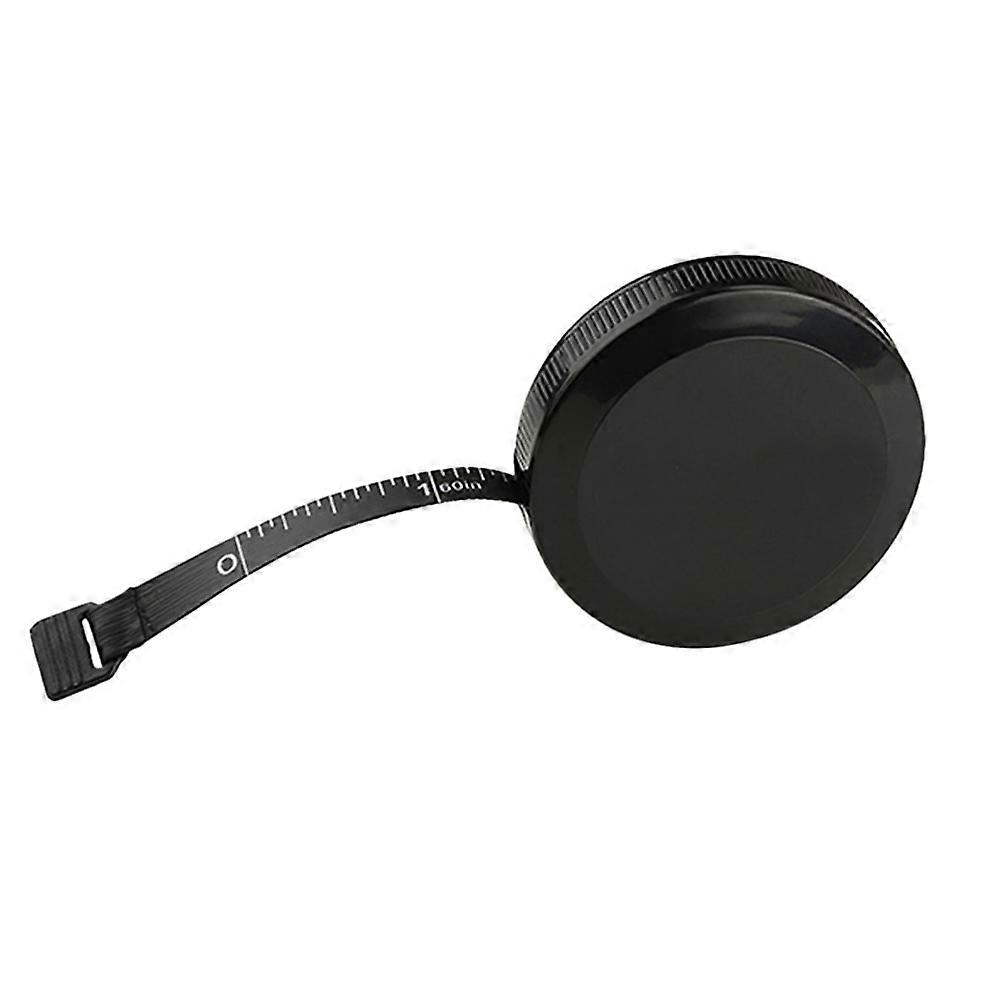 Black Flexible Tape Measure 1.5m Mini Measuring Ruler for Home Use Body Measurement Gift
