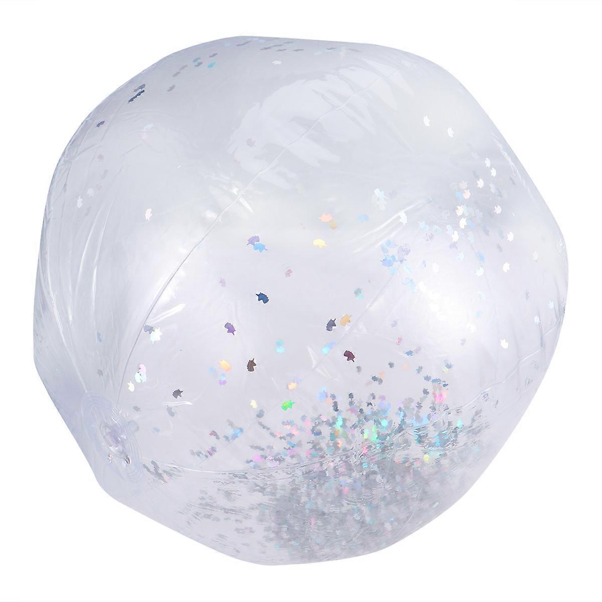 Silver Sequin Beach Ball Photo Props Ideal For Indoor Playing Activities 60CM