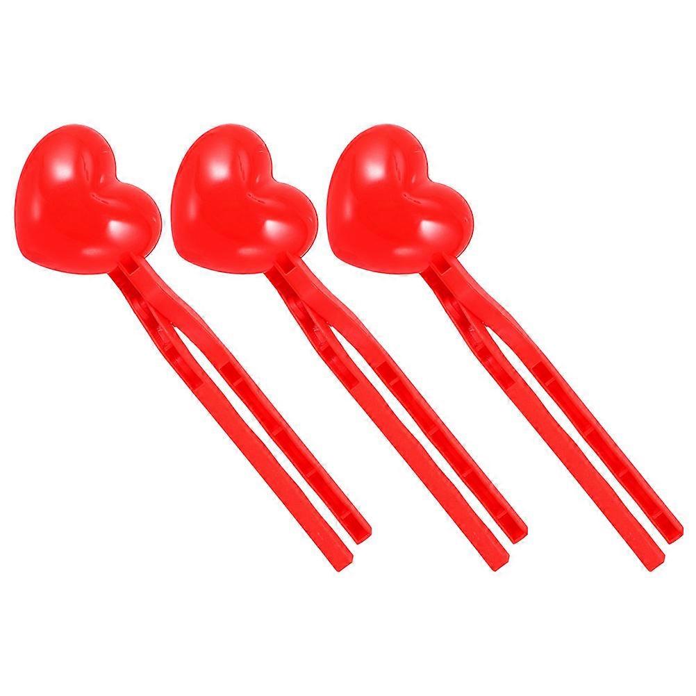 3pcs Red Makers for Kids Safe Durable Plastic Winter Fun Toys