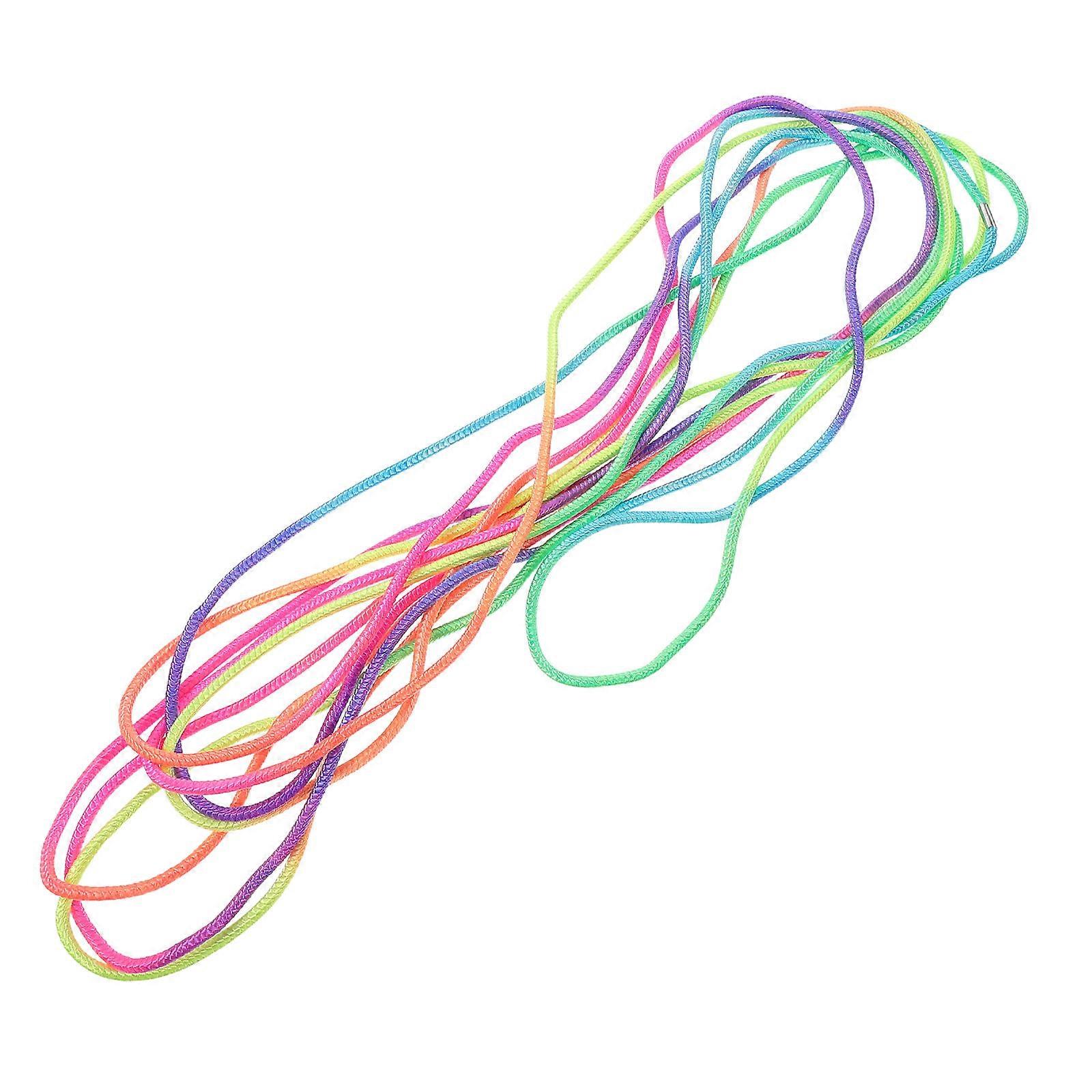 Colorful Elastic Rubber Skipping Rope for Outdoor Fitness, Versatile Jump Rope for Students, Indoor and Outdoor Exercise Tool for Physical Activity