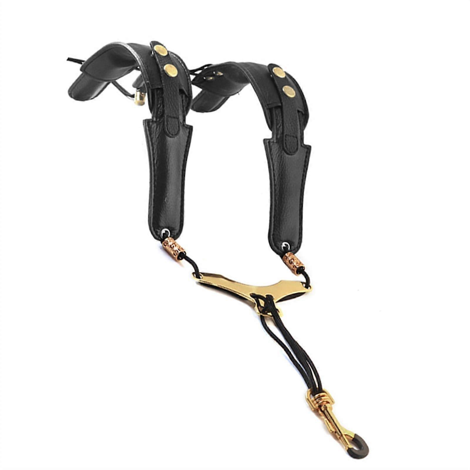 Professional Saxophone Shoulder Straps, Adjustable Straps for Woodwind Instruments in Length and Width, Saxophone Replacement Parts