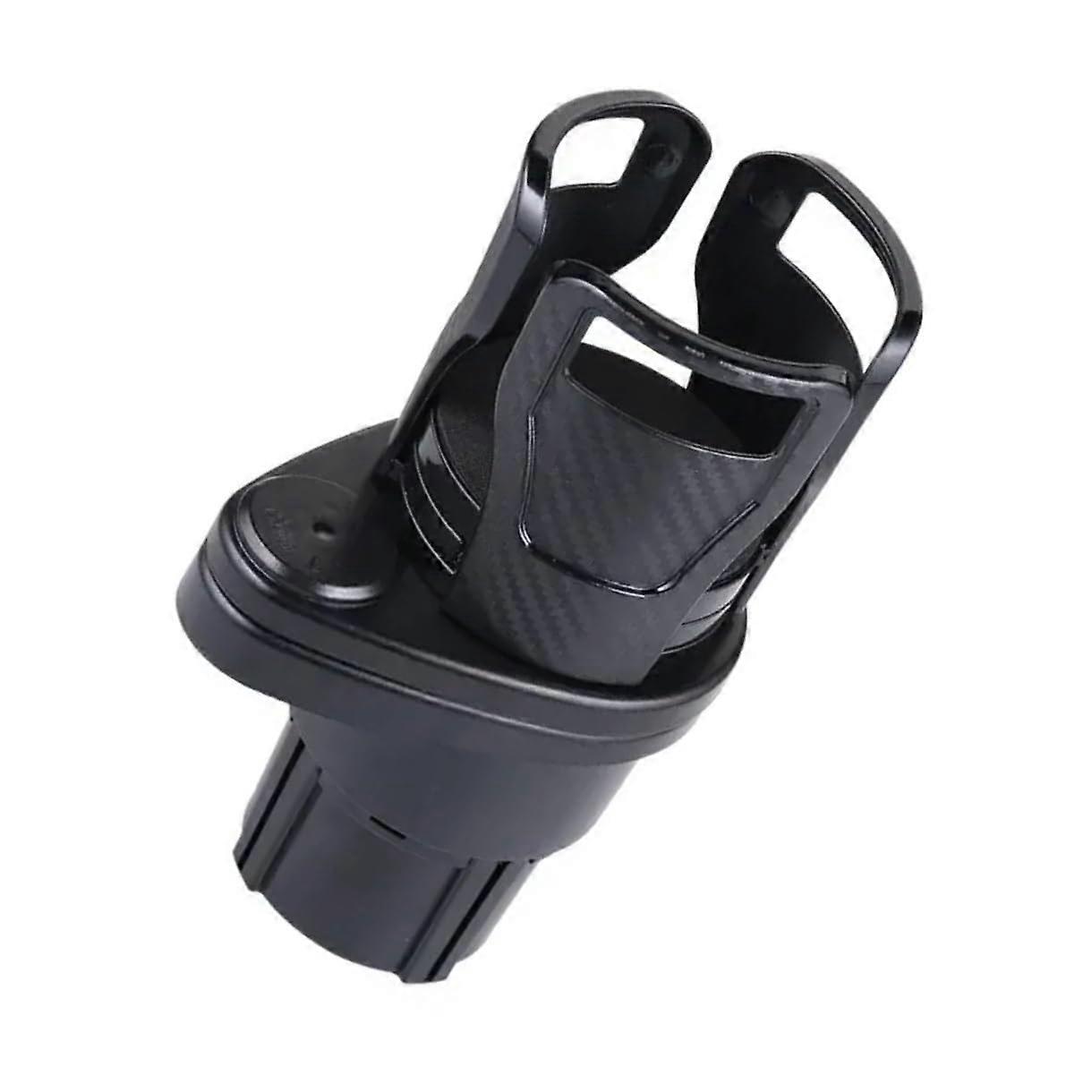 Carmounted beverage holder, vehiclemounted storage shelf, multifunctional one to two doublelayer rotatable beverage holder.