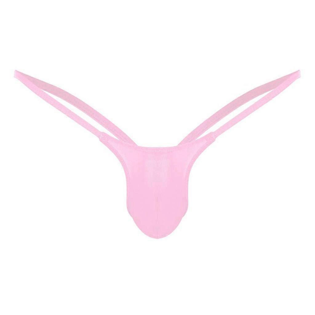 G-String For Men Low-Rise Thong Pink Size M
