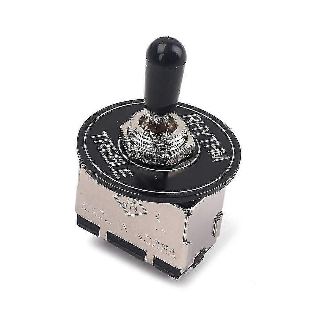 Electric Guitar 3 Way Toggle Switch Pickup Selector & Switch Washer Ring Set-Good