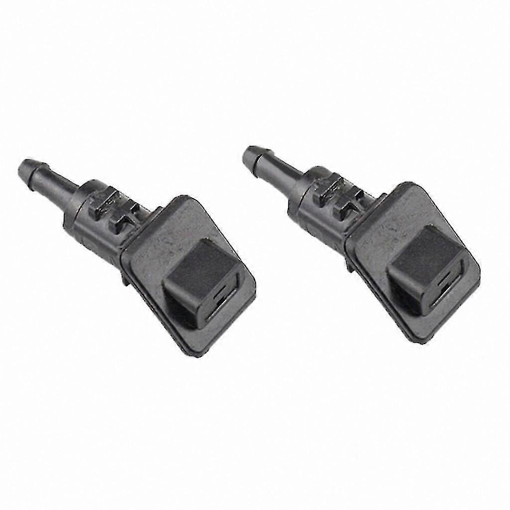 Enhanced Washer Nozzle Kit for Windshield Spray Jets, 2-Piece/Set, Durable and Efficient Replacement Parts