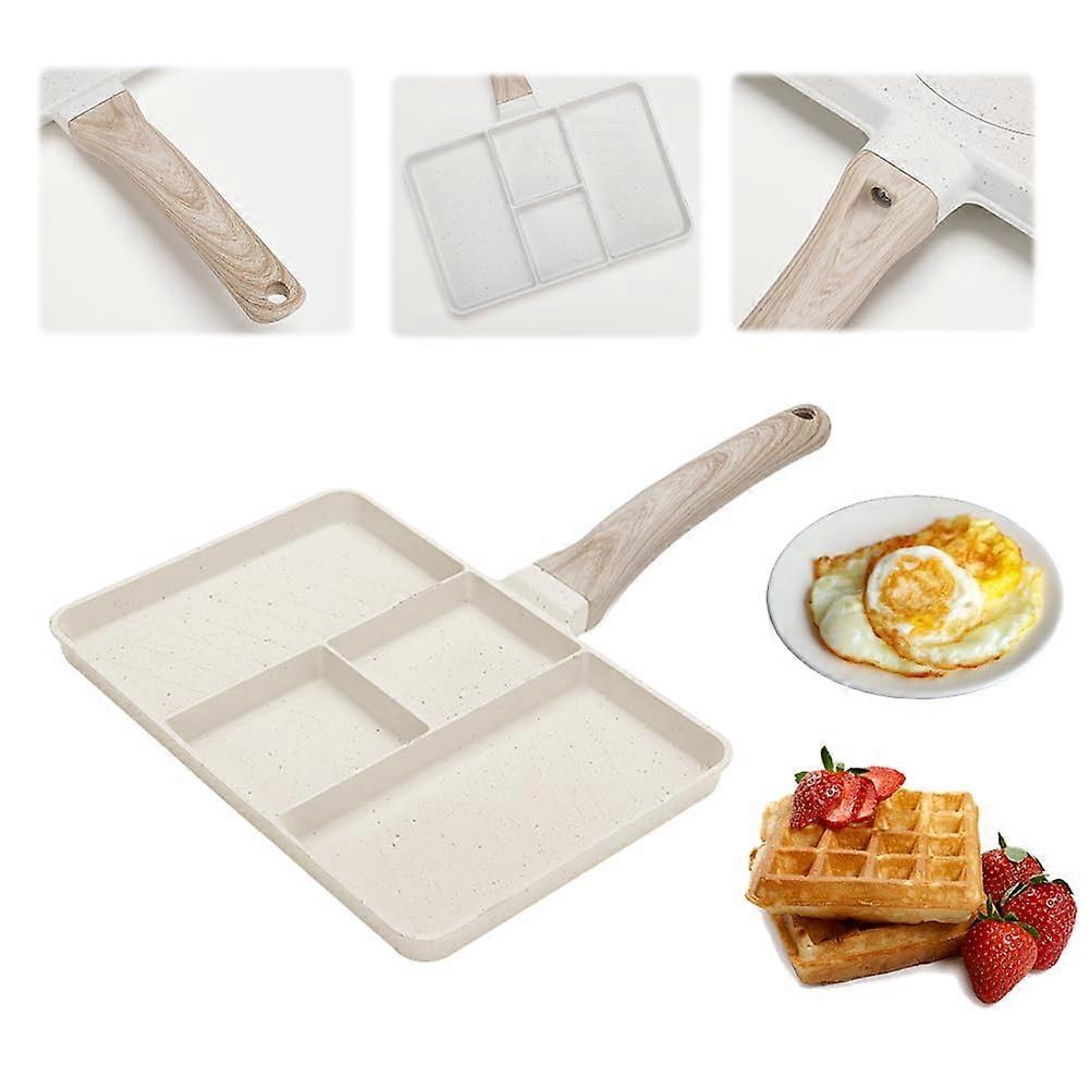 Générique 4 Cup Non Stick Egg Pan for Gas and Induction Cookers - Ideal for Breakfast and Omelettes