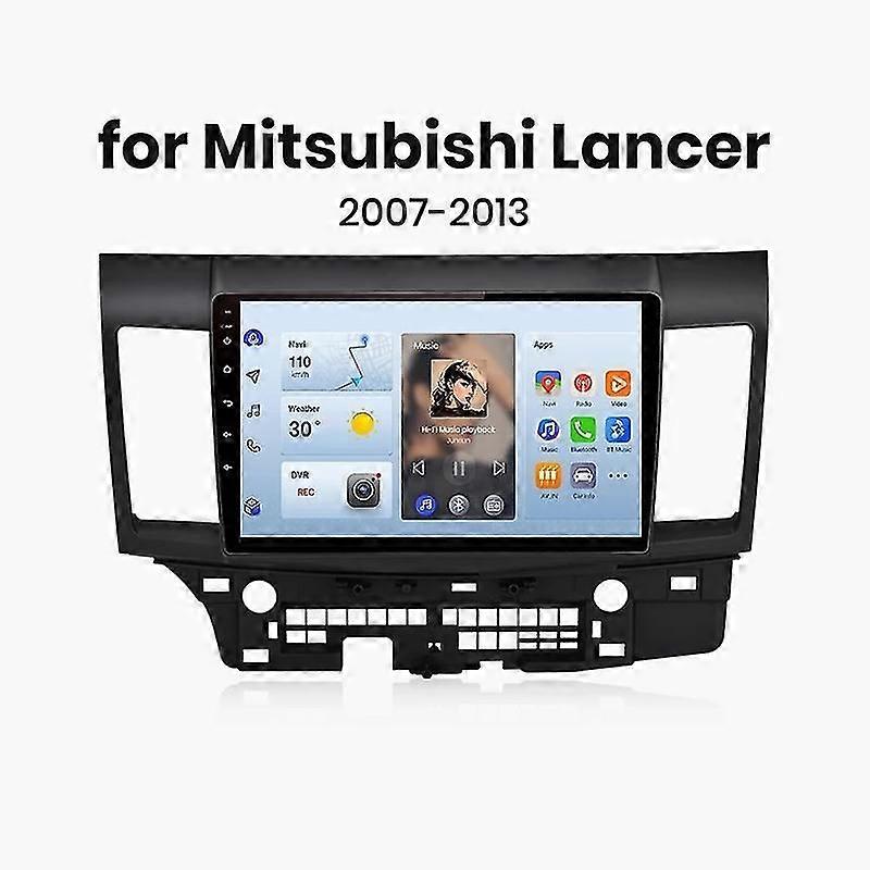 Wireless Carplay Android Auto Autoradio für Mitsubishi Lancer 10 2007-2013 mit GPS-Navigation und Multimedia-System