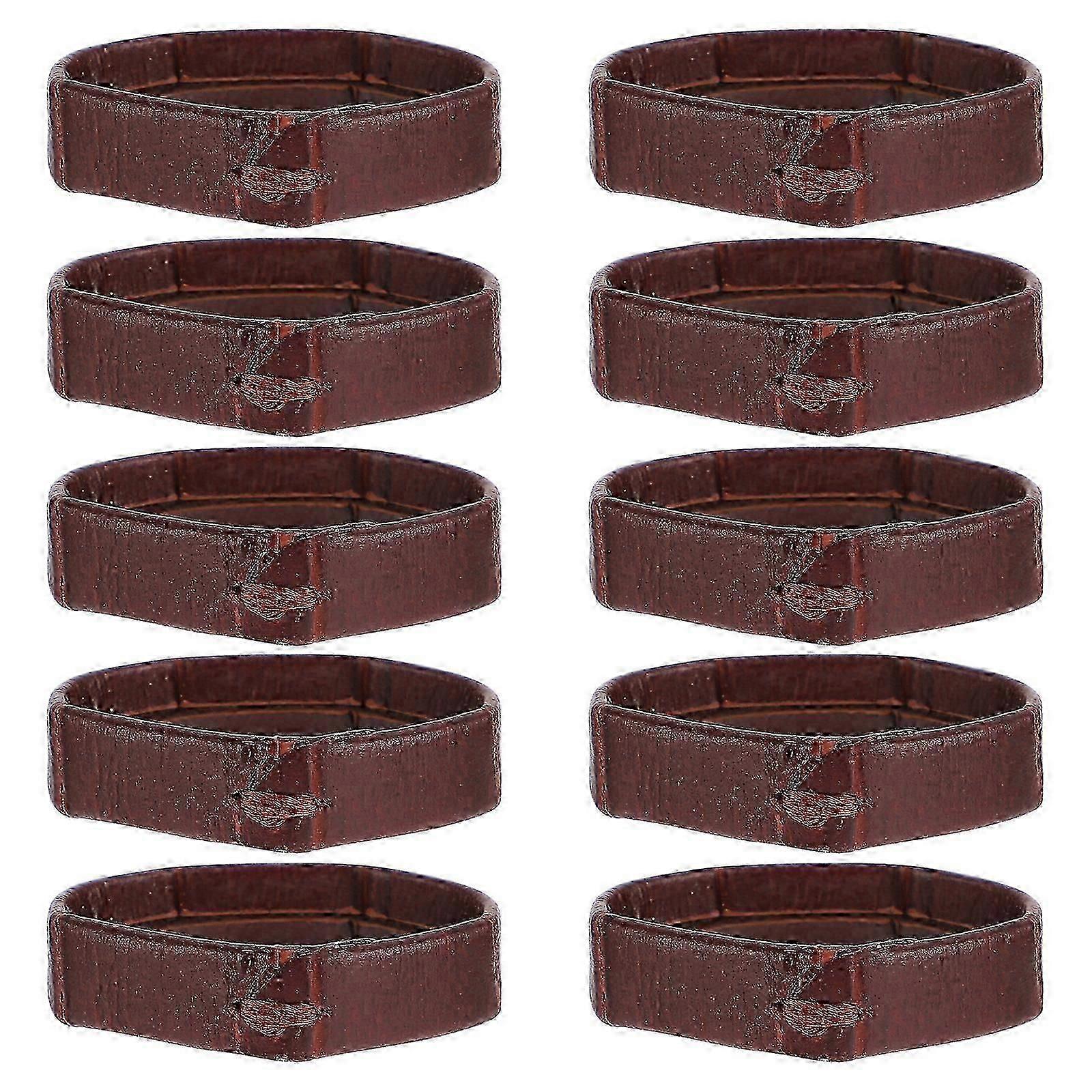 10Pcs Leather Watch Strap Loop Replacement Watchband Loop Watch Band Supple LoopZZ14