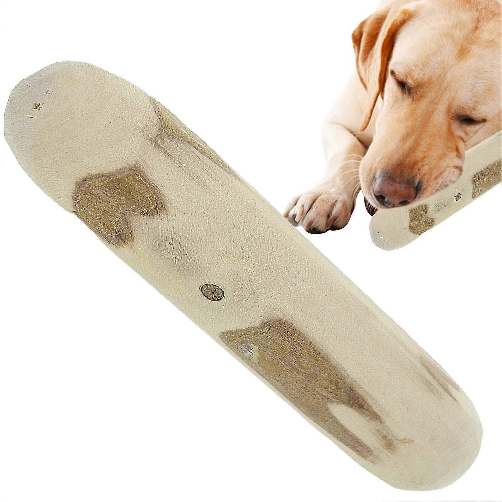 Wooden Chew Products for Dogs Portable Indoor Teething Sticks Chew Toy Coffee Dog With Bone Knots Chewing Stick Branch