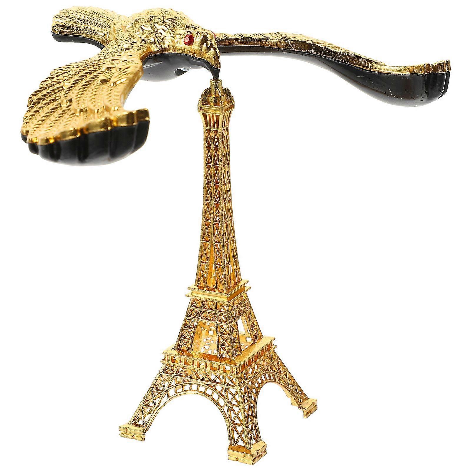 Desktop Balance Eagle Decoration Zinc Alloy Balance Bird Eiffel Tower Model Ornament