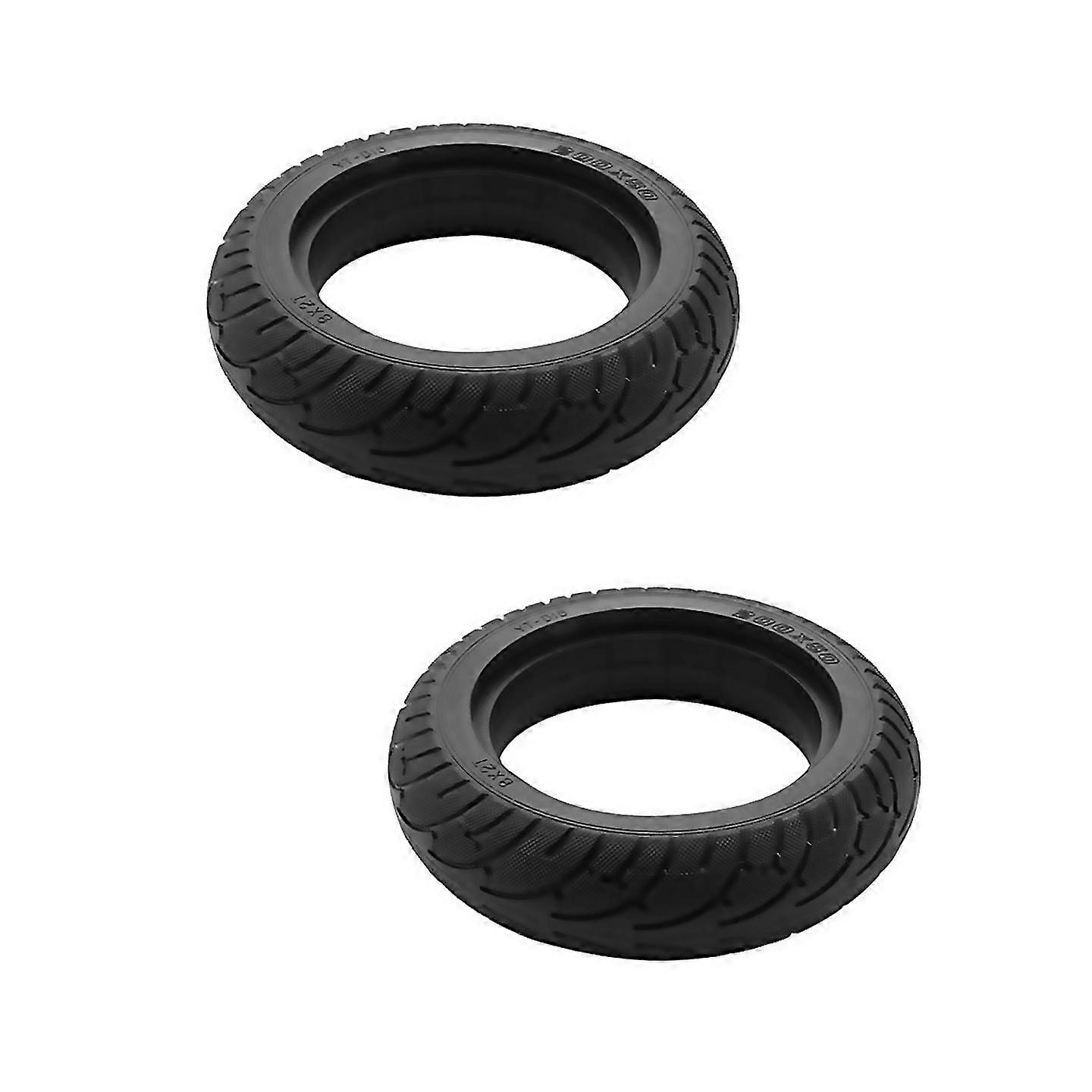 Για 2pcs 8 ιντσών ηλεκτρικό ελαστικό σκούτερ 200x50 στερεό ελαστικό πίσω