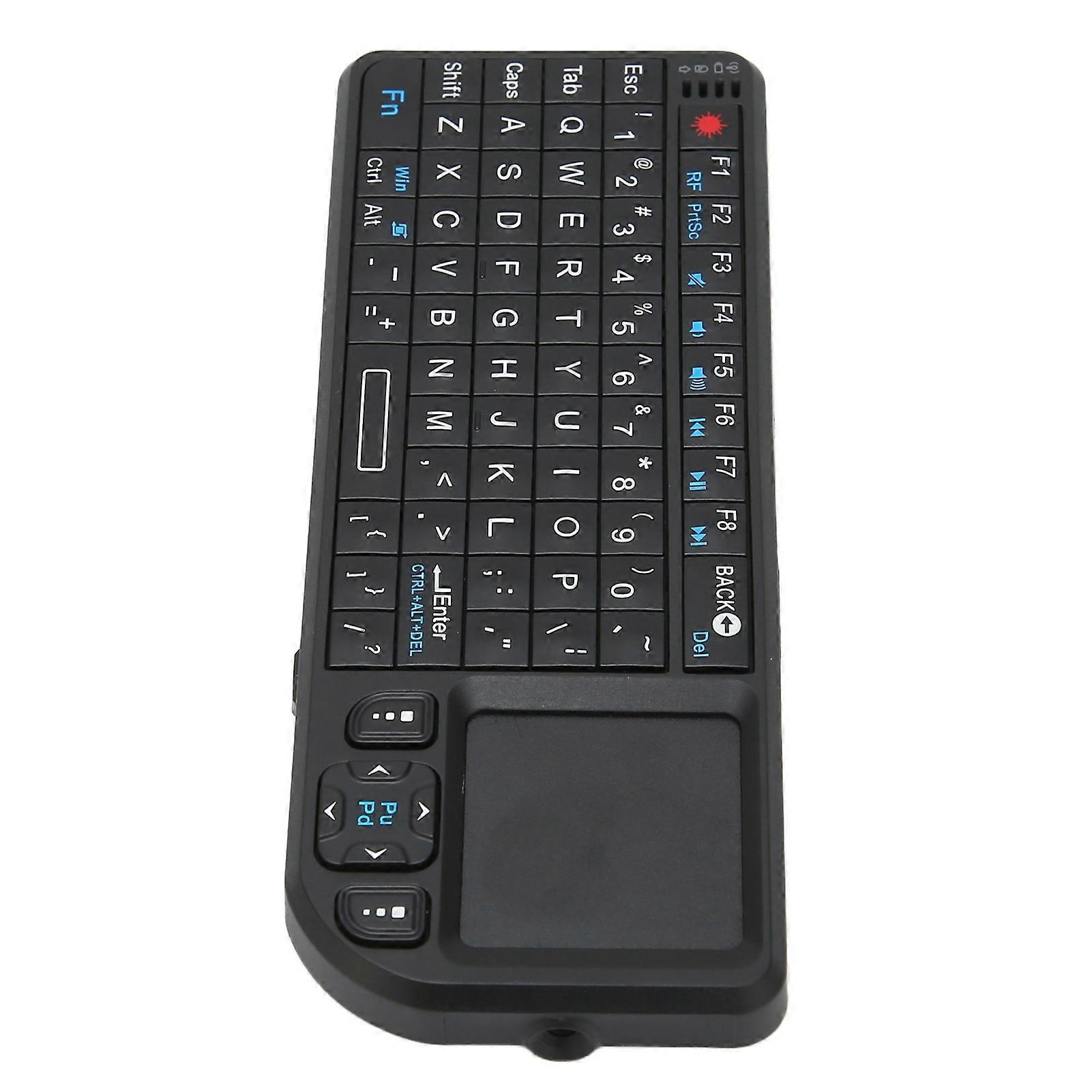 Mini Keyboard 2.4G Wireless Backlit 69 Keys with Touchpad USB