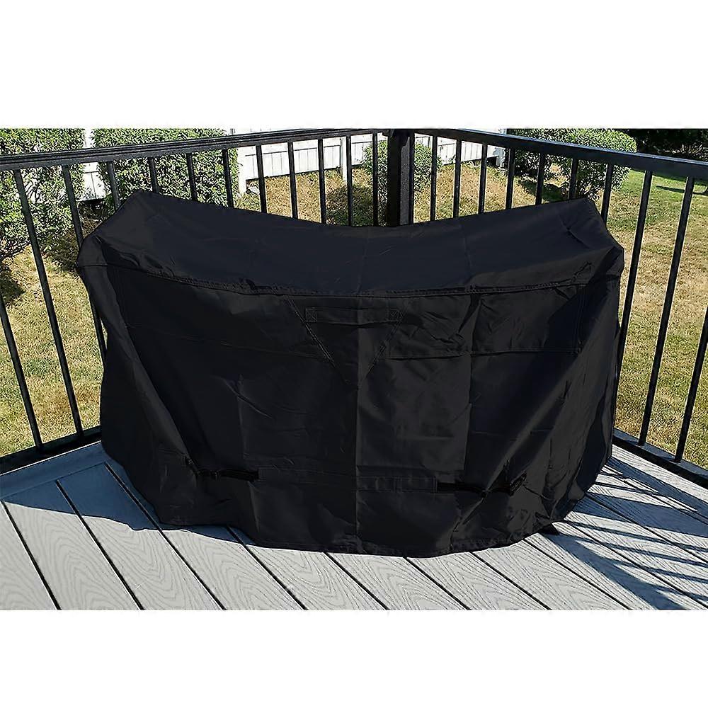 Outdoor Bar Height Dining Set Cover 69" L x 32" W x 46" H Waterproof Heavy Duty for Patio Bistro Table and Chairs