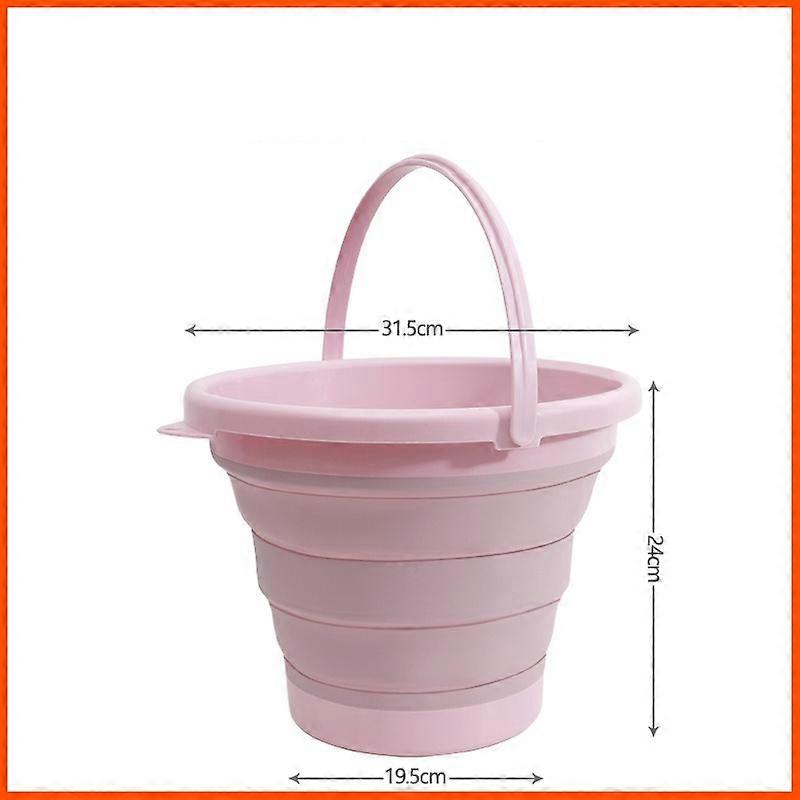 Large Capacity Collapsible Silicone Storage Bucket, Multi-Purpose Camping, Travel, Fishing Essential Utility Pail