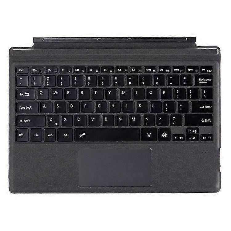 1089D متوافق مع Microsoft Surface Pro 7+ / 7/6/5/4/3 لوحة مفاتيح بلوتوث بإضاءة خلفية ملونة مع لوحة لمس