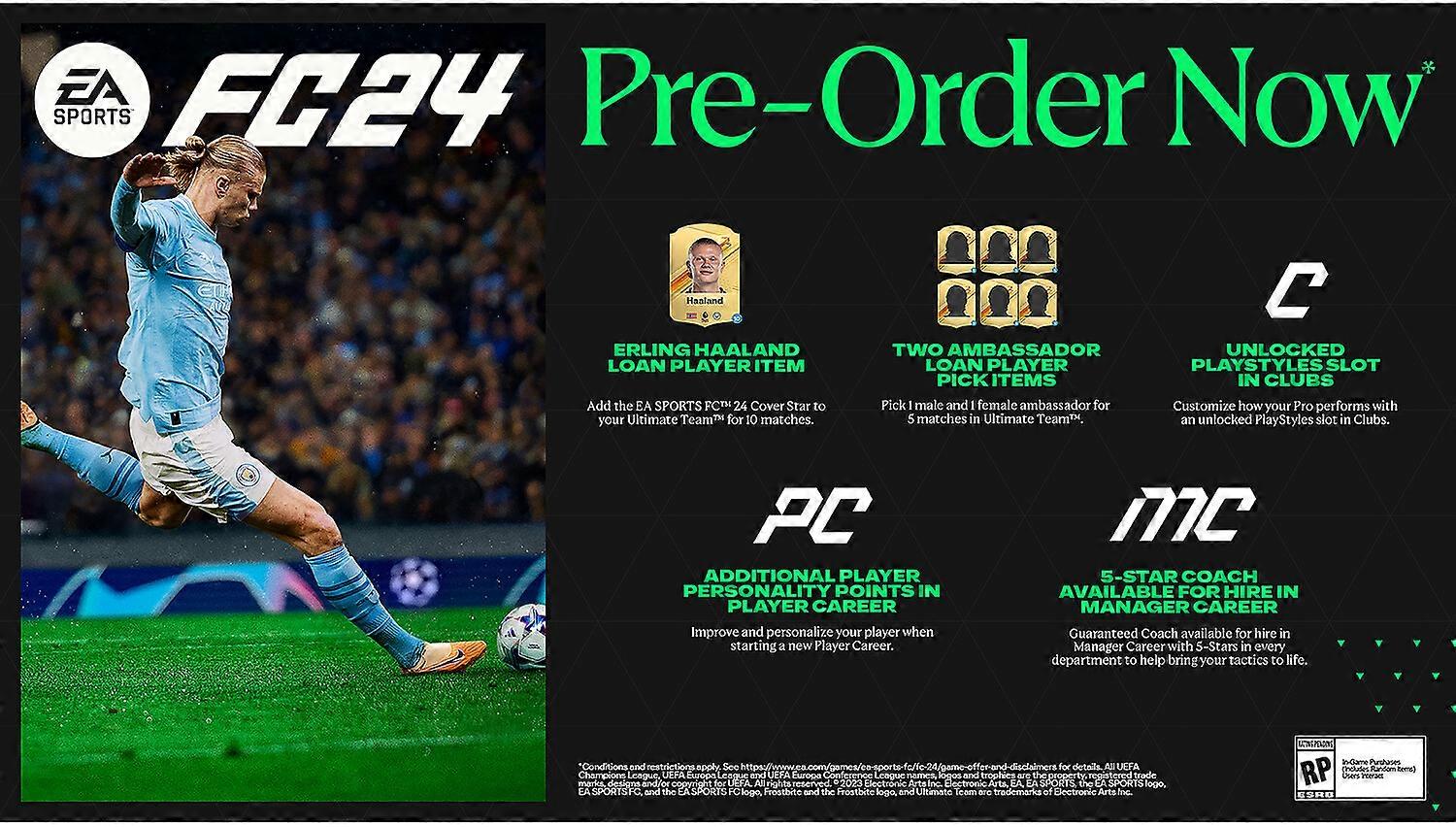 EA الرياضة FC 24 لبلاي ستيشن 5 [ألعاب الفيديو] بلاي ستيشن 5 الولايات المتحدة الأمريكية استيراد
