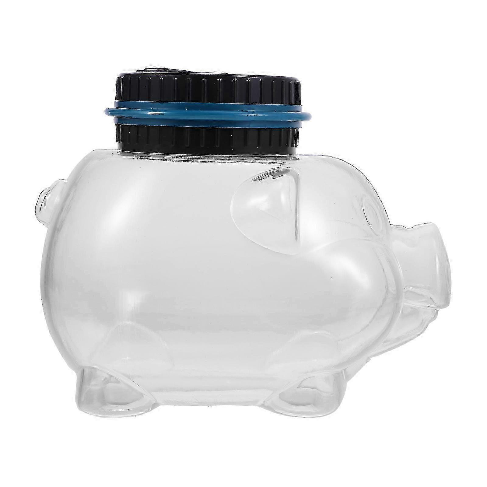 Automatic Digital Coin Bank with Counter for Savings, Piggy Bank No Battery Needed, 18x15cm Size