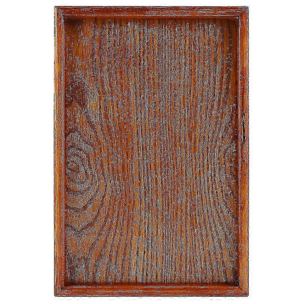 Wooden Rectangular Tea Tray for Dining, Snacks & Hotel Use - 30x20cm Serving Tray