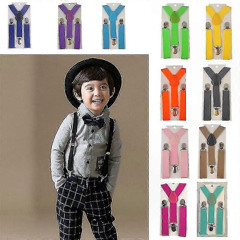 Y-Braces with Elastic Belts for Kids - Adjustable and Washable for Toddlers to Children