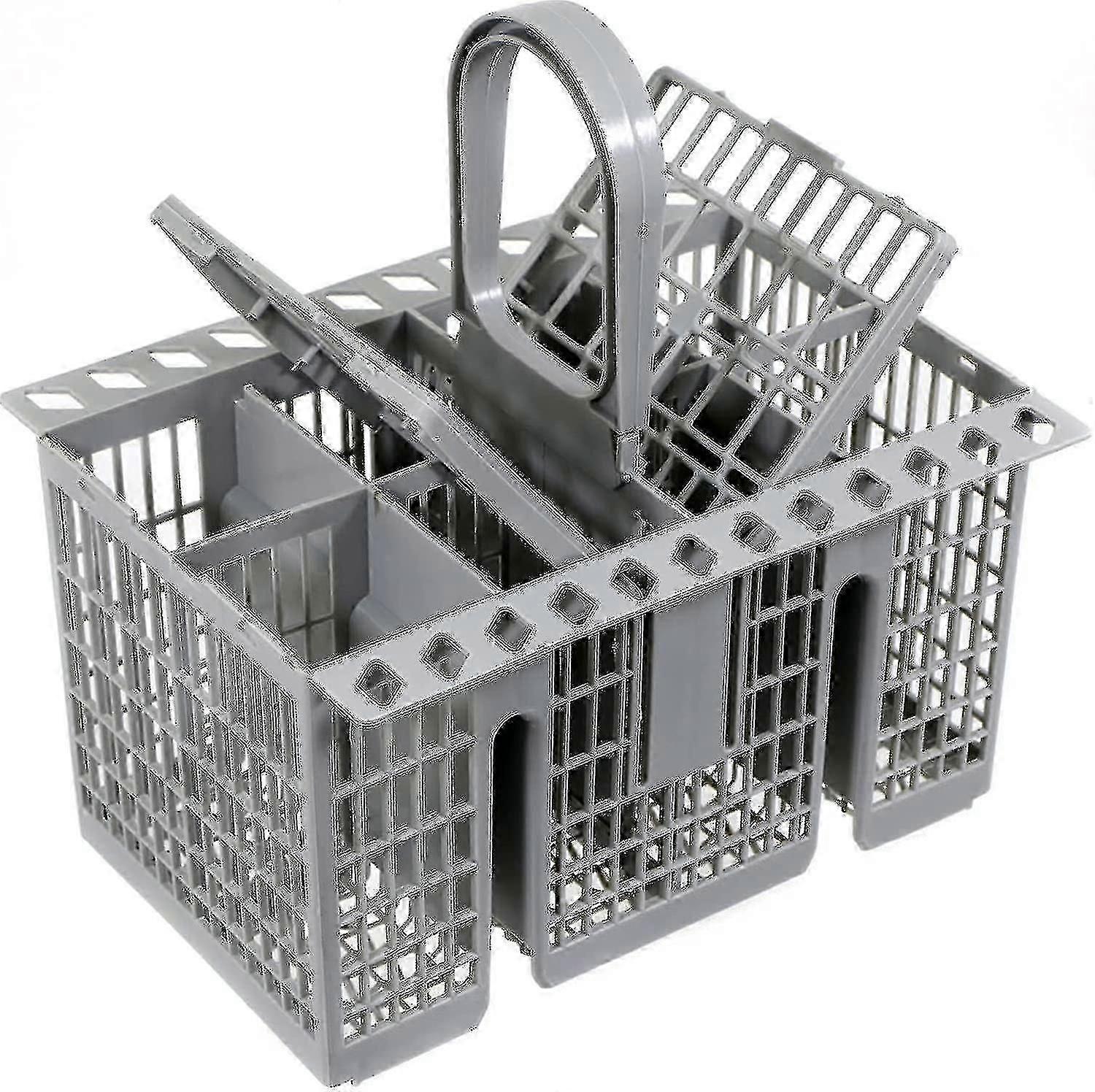 Dishwasher Cutlery Basket Removable Handle Organizer