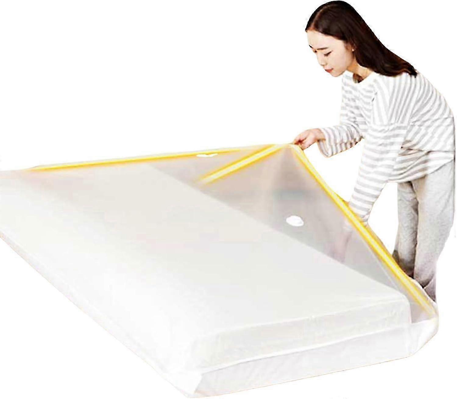 Vacuum storage bags for mattresses and clothes, 220 x 100 cm large sealed storage solution for moving