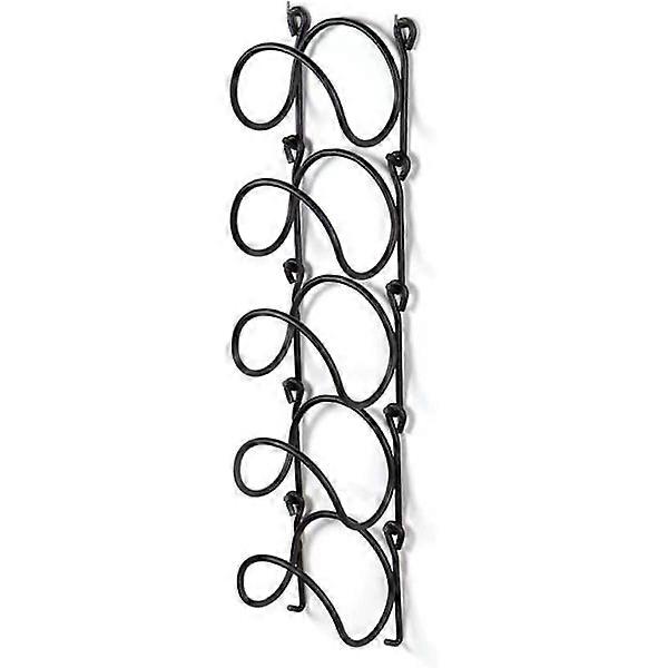6 pcs Iron Towel Rack with 4 Transparent Hooks, Wall Mounted Storage, towel holder.