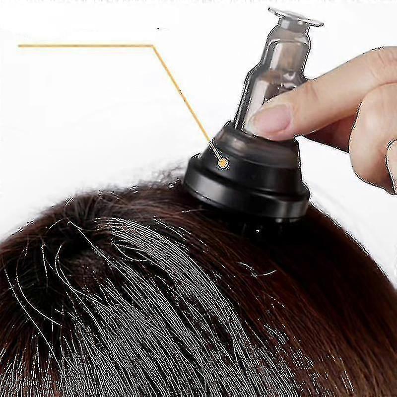 Scalp applicator comb with seven auxiliary teeth for multiple uses and waterproof, easy-to-clean design