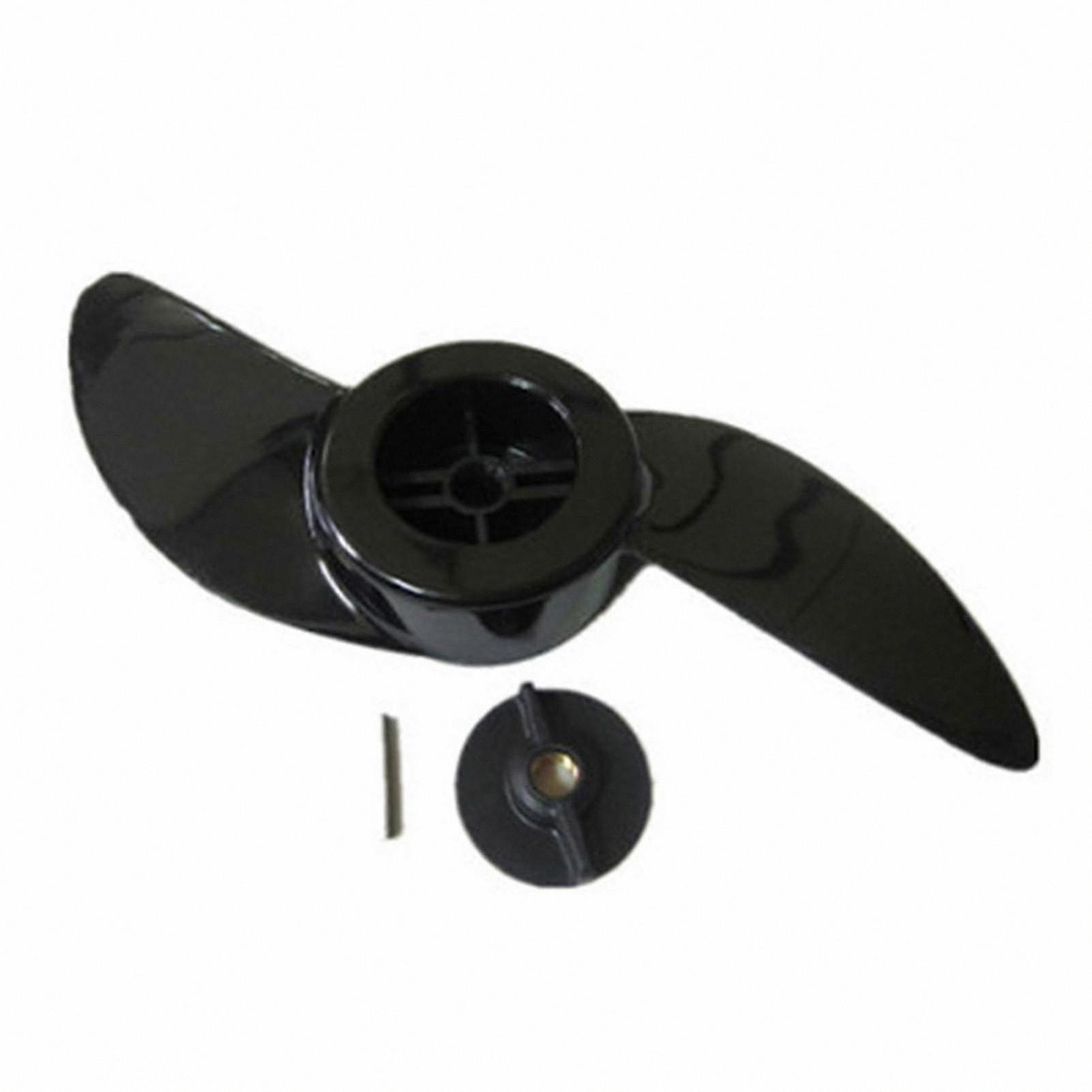 2-Blade Propeller for Electric Trolling Motors up to 46lb Thrust, Durable Black Design