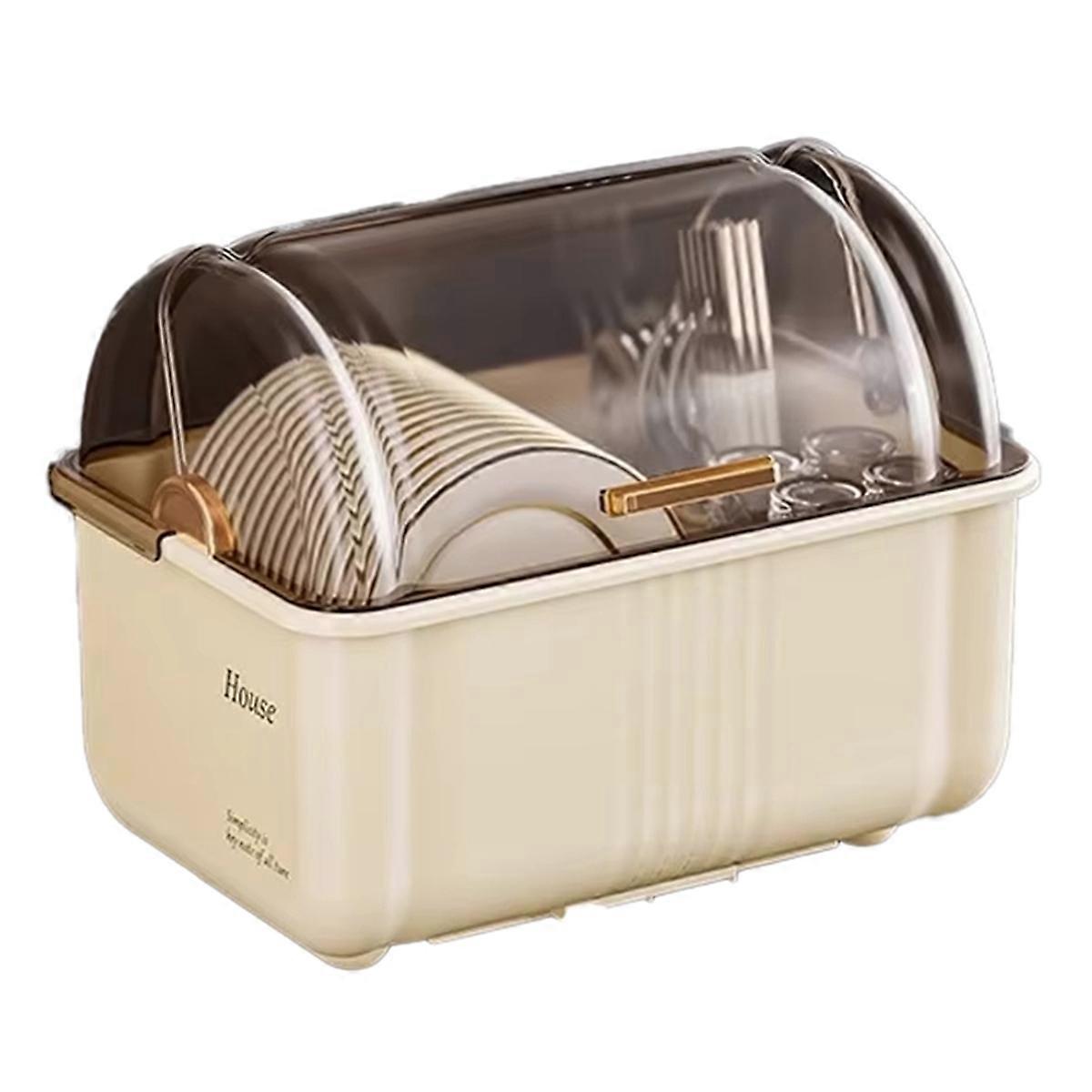 Large Chopsticks Storage Box with Lid - Kitchen Countertop Organizer
