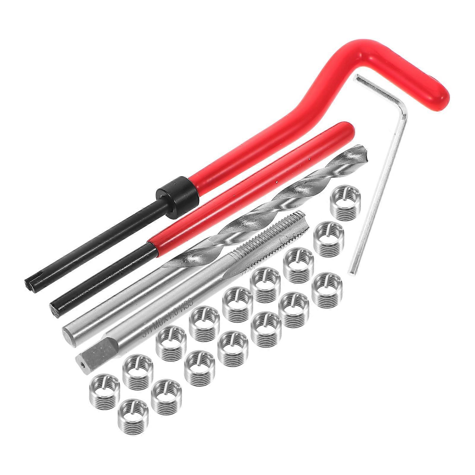 Nest Thread Repair Tool Broken Thread Repair Tools For Mechanics Automotive Component Repair 10.00X0.60X0.60CM High Speed Steel 1Set