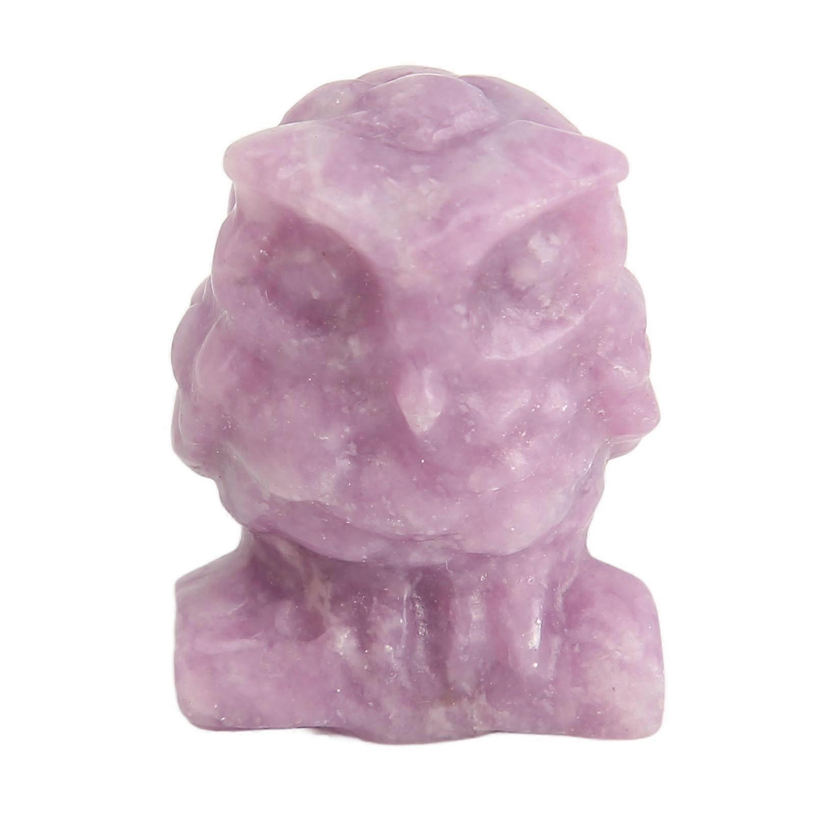 Owl Shaped Chakra Stone Figurine Type 1 Artificial Crystal Decor