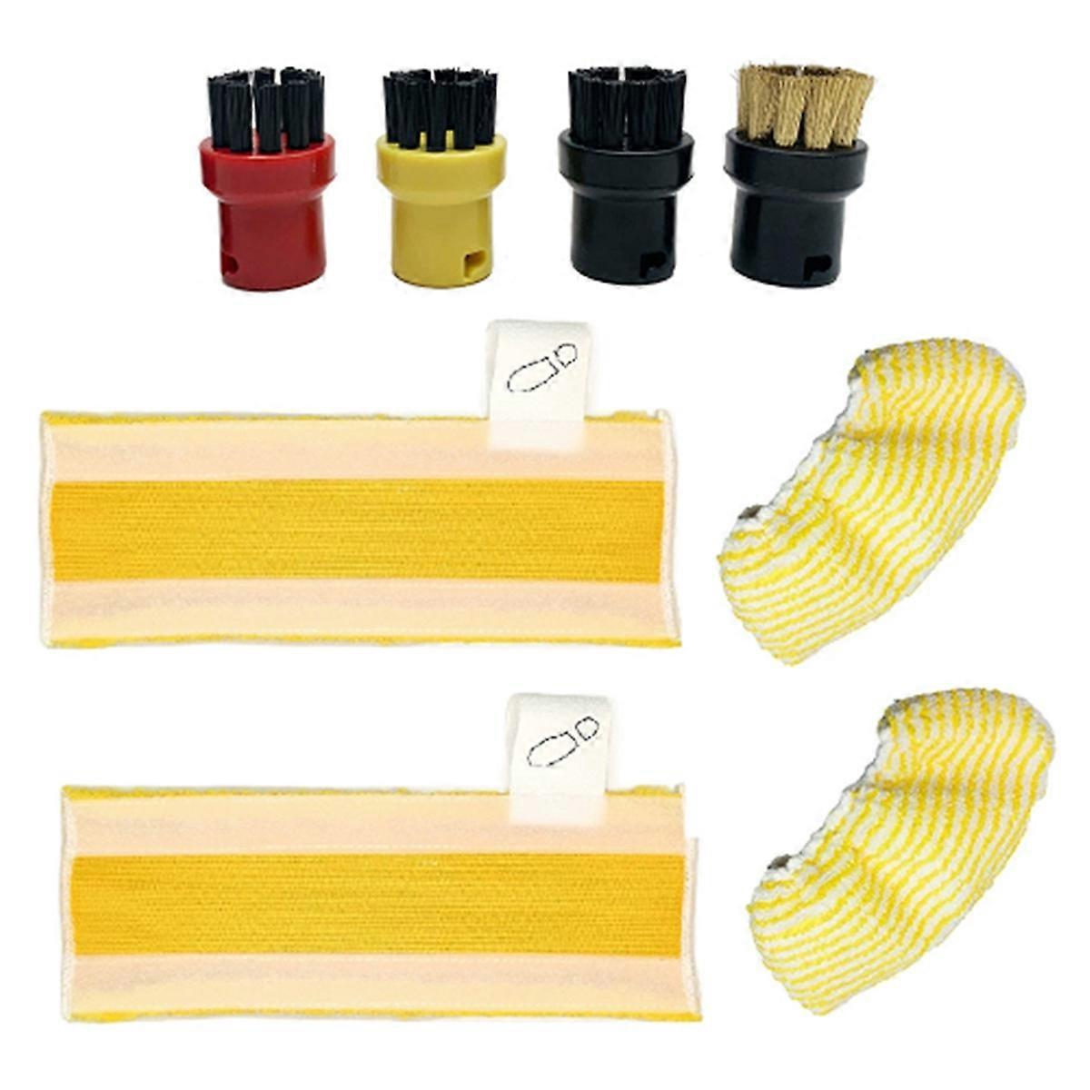 8PCS Steam Brush Head Nozzle Floor Cloth for SC1 SC2 SC3
