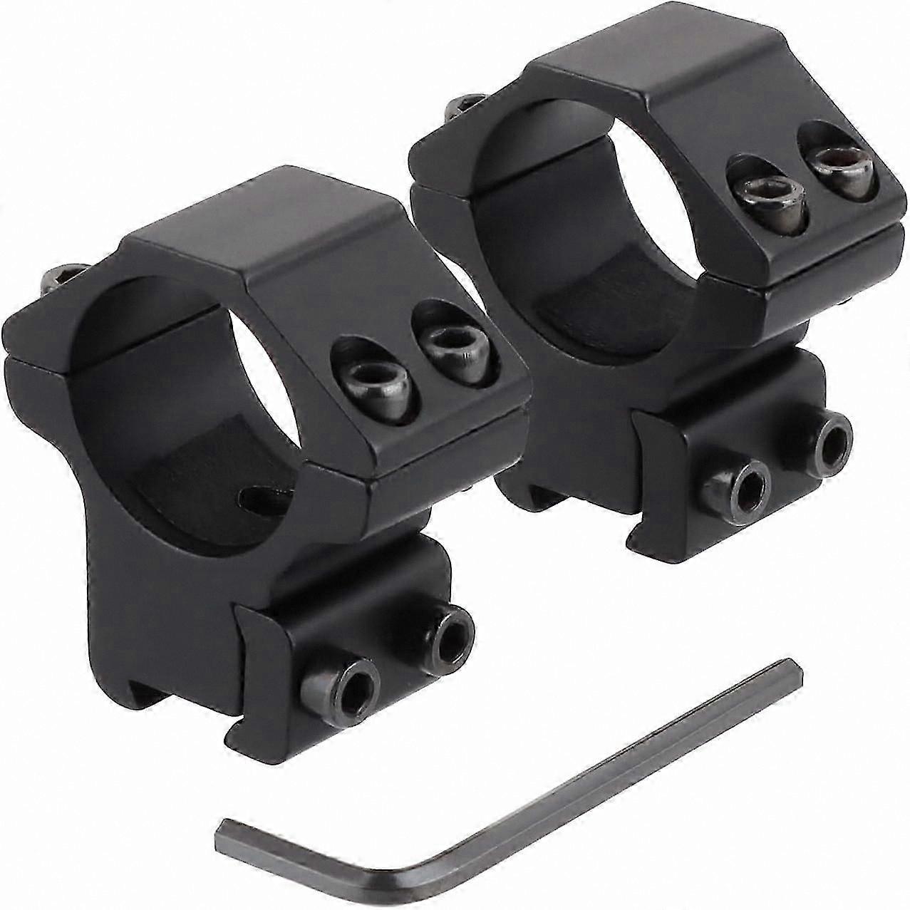 Scope Rings Adapter Mount - 25.4mm with 11mm Dovetail Rail Compatibility