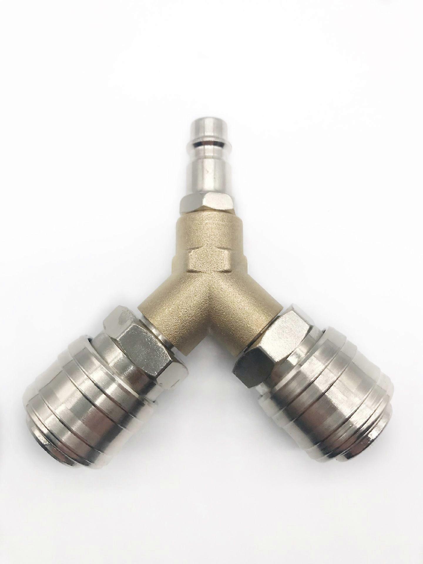 Compressor Fitting, Compressed Air Distributor, 1/4 Compressed Air Fitting 3 Way