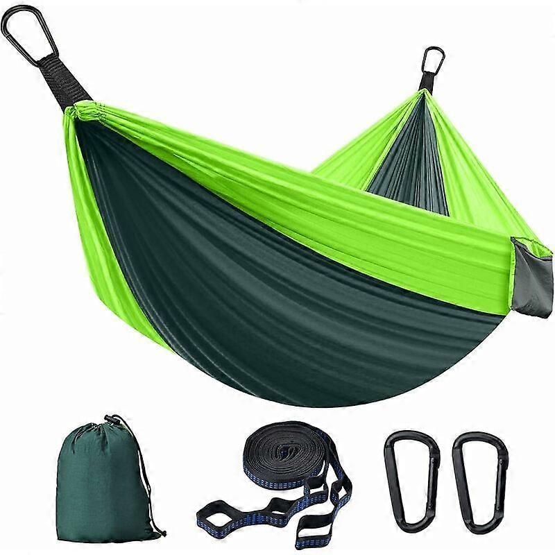 Hanging Hammock, Single or Double Camping Garden Hammock with Portable Bag