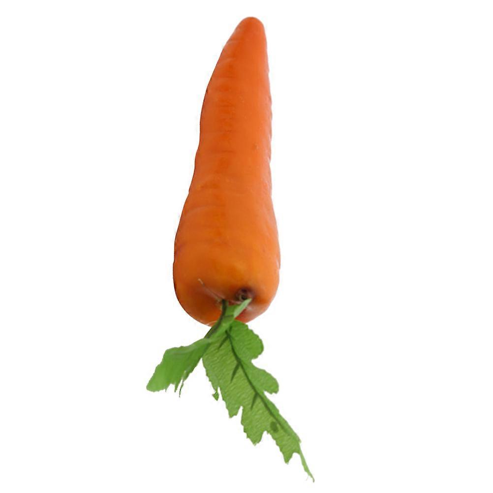 Orange Artificial Carrots Carrots Decorations for Decorating 5Pcs