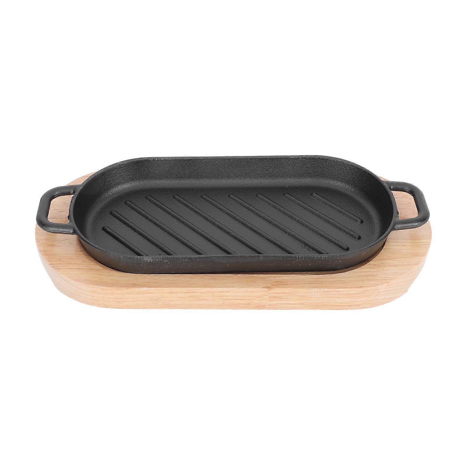 1 Set Steakplatte Teppanyaki Platte Steak Grillplatte Aal Platte Gegrillte Fischplatte