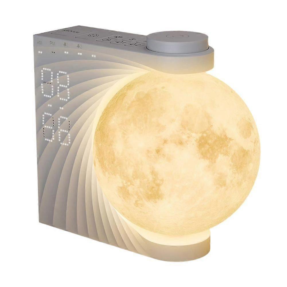Sunrise Alarm Clock with Moon Night Light for Gentle Wake Up