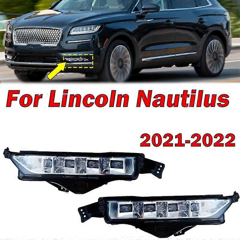 Applicable Car Accessories Front Bumper Fog Light Daytime Running Lights For Lincoln Nautilus 2021 2022 Driving Lights Car Light Assembly