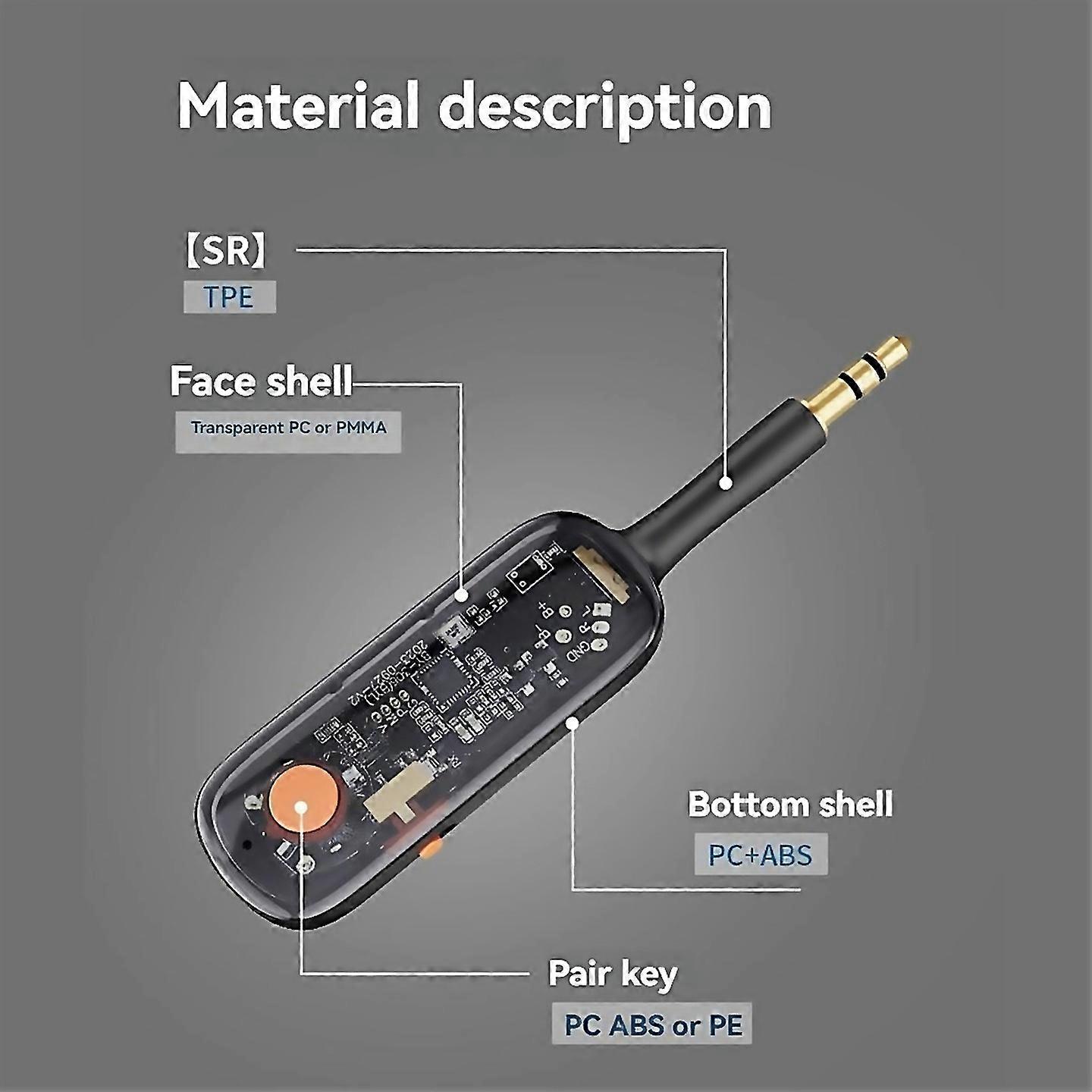 For Bluetooth 53 Audio Receiver Transmitter Aux With Wireless Adapter