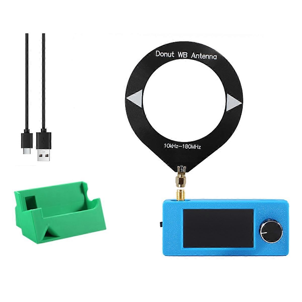 SI4732 Mini Radio Receiver 1.9inch Display 10KHz-180MHz FM/AM/LSB/USB Shortwave Radio SI4732 Radio Receiver +3D Stand