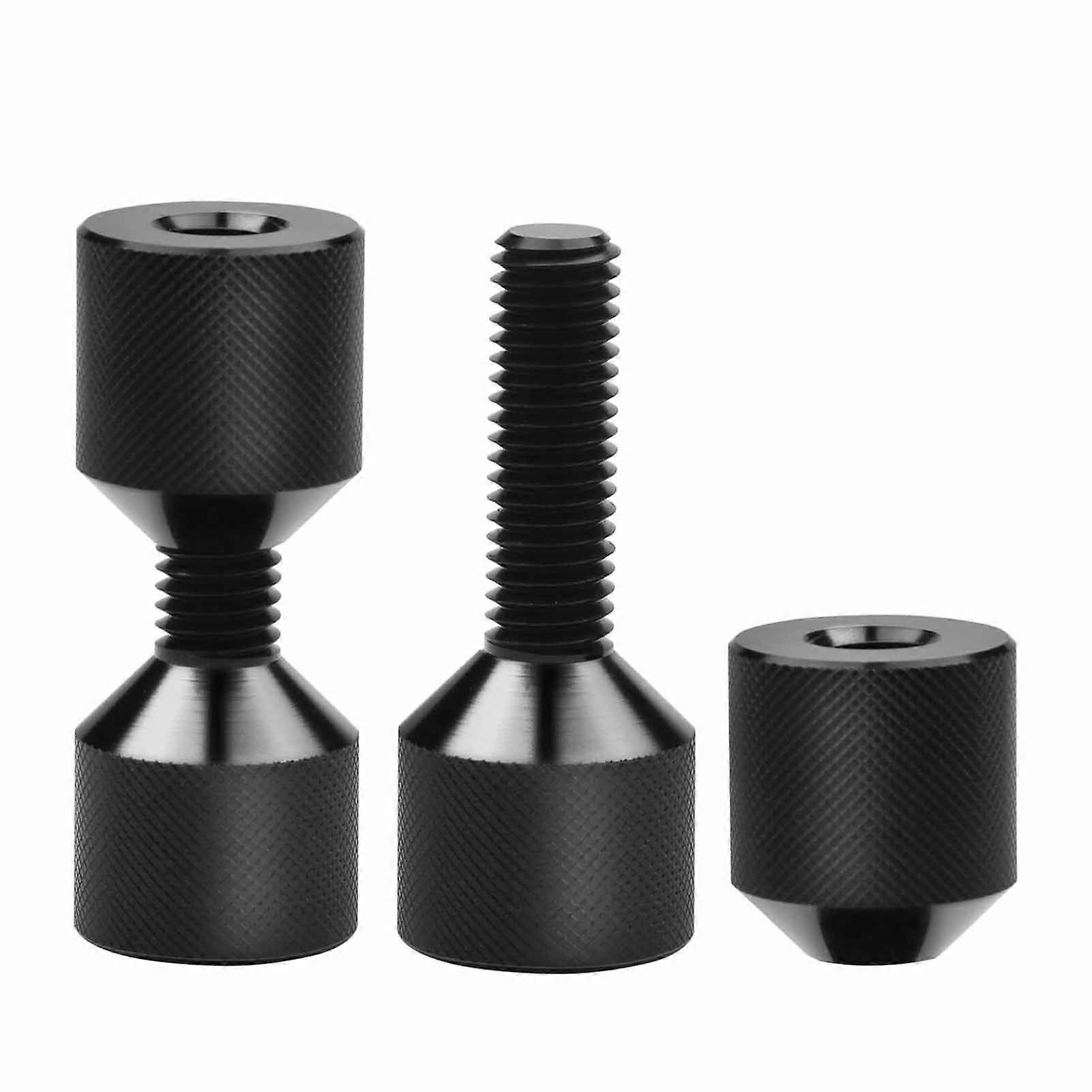 2 Pcs Flange 2 Hole Pin 1 1/8in Diameter Aluminum Alloy Flange Alignment Pin for 3/8 To 1.0in Bolt Holes