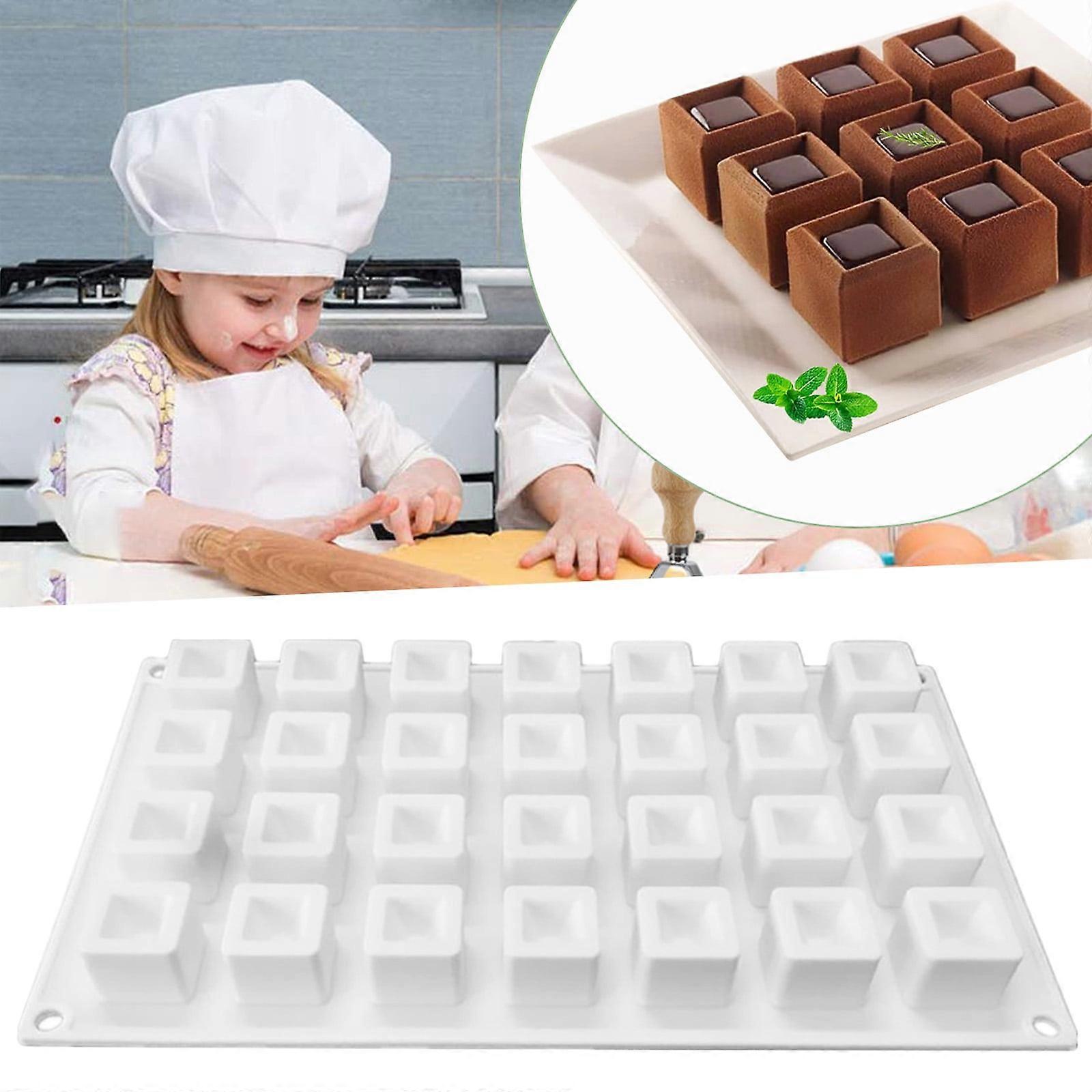 XHXGZ Baking Set Fluted Square Cake tools Silicone Chocolate Making tools Diy French Baking tools Cake Decorating Kit
