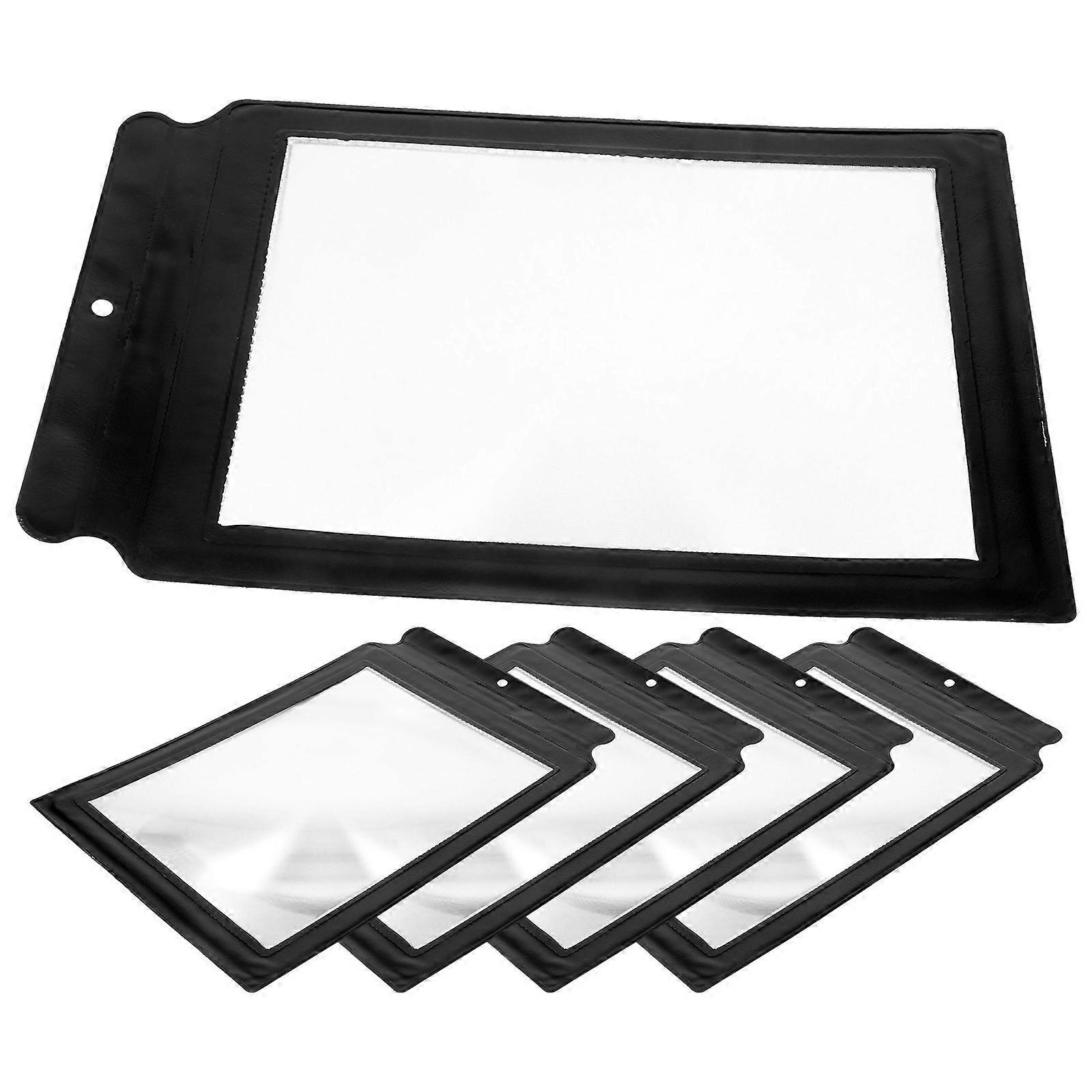 Magnifying Sheet for Reading Full Page Magnifier 25Pcs Transparent PU PVC