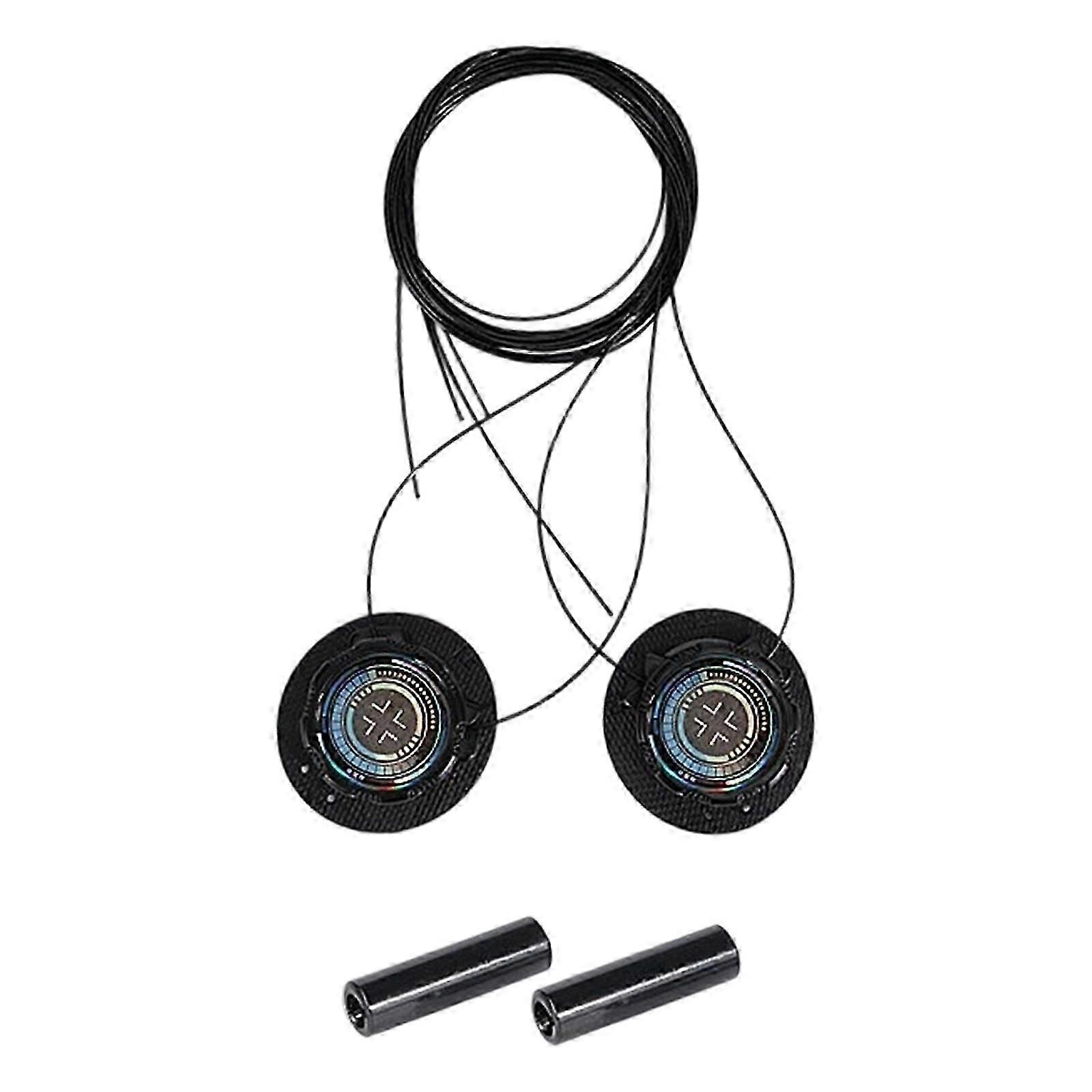 Set of 2 Automatic Screw Lock Shoelaces with Metal Wire Design Without Tying Sneaker Shoe Strings for Various Shoe Types No. 9 black
