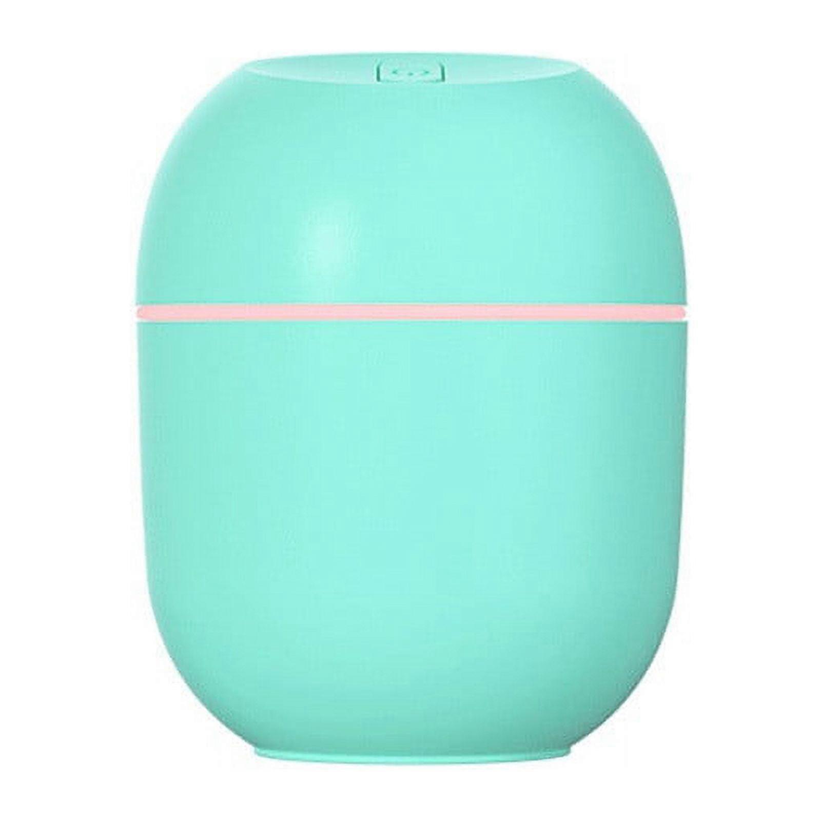 220ml Portable Mini Humidifier for Bedroom, Car, Desktop USB Cool Mist with 7-Color Night Light, Compatible with Essential Oils, Auto Shut-off